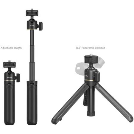 SmallRig 4737 - mobilny teleobiektyw do smartfonów, 8x powiększenie, mocowanie T-mount_statyw_3